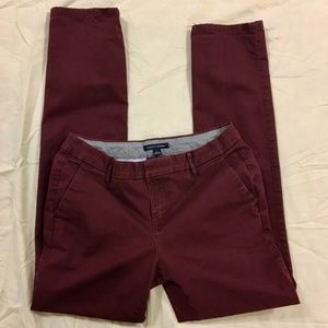 TOMMY HILFIGER | Eggplant Skinny Ankle Pants